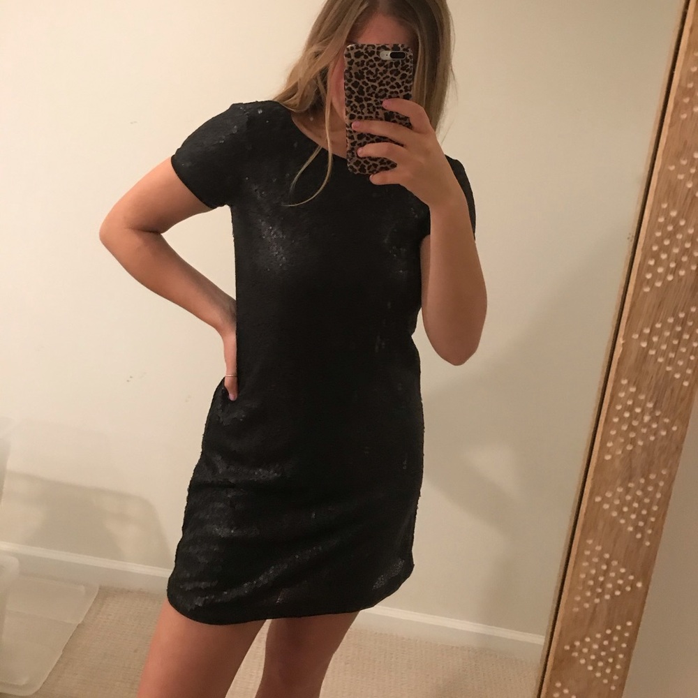 black dress